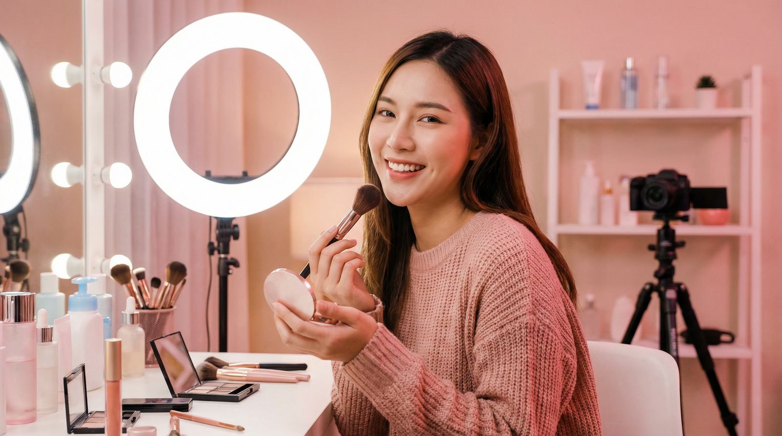 小马拉大车美妆视频教程